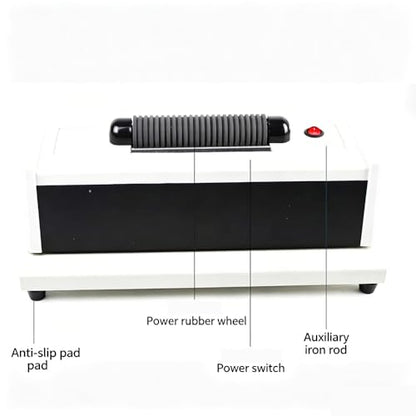 Automatic Spiral Coil Inserting Machine, Plastic Single Coil Binding Machine, Electric Coil Binder for Notebook, Document, Diary and Book Binding AC 110-220V
