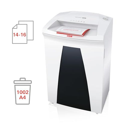 HSM of America SECURIO B32c Cross-Cut Shredder, Shreds up to 19 Sheets, 21.7-Gallon Capacity | HSM1823