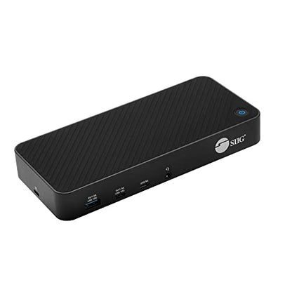 SIIG DisplayLink USB-C Dock, Triple 4K60Hz, 100W PD, JU-DK0P11-S1 - style: Triple 4K Display
