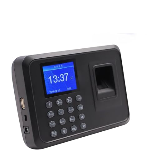 Fingerprint Attendance System Biometric Clock in Machine Employee Keypad Electric Time Recorder USB Data Management Device