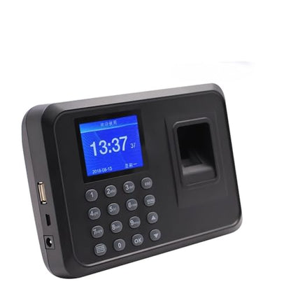 Fingerprint Attendance System Biometric Clock in Machine Employee Keypad Electric Time Recorder USB Data Management Device
