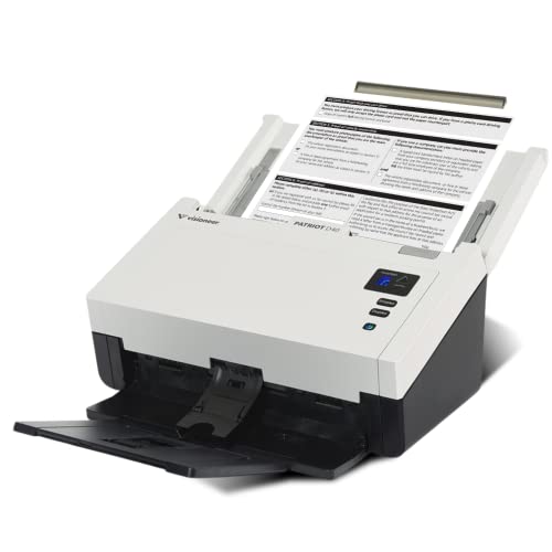 Visioneer Patriot D40 Duplex Scanner for PC and Mac, 70 PPM, Sheetfed 80 Page Automatic Document Feeder (ADF) - size: PD40
