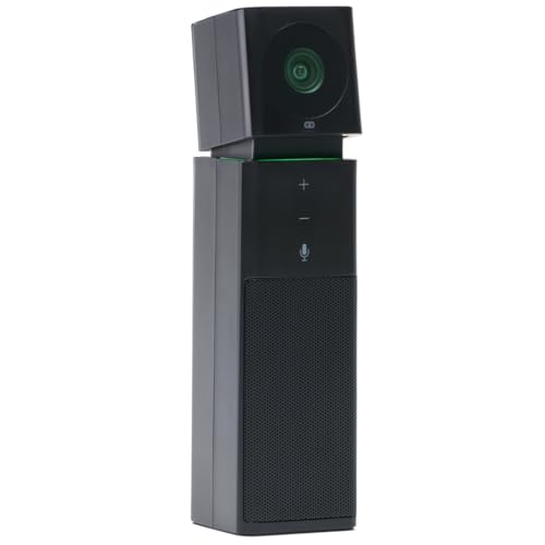Boom UNO Full HD 1080p Conference Camera & Video Bar, 120° Wide Angle Lens, Full Duplex Speaker & Noise Reducing Mic, USB Plug & Play for Zoom, Teams & Google Meet (Black) - color: Black