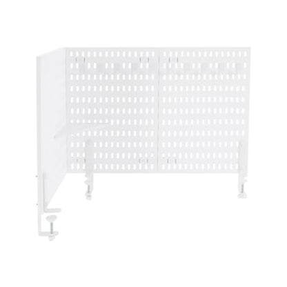 Desk Divider for Office, 3Pcs Desk Privacy Panels Tabletop Partition with 3 Clamps, Clamp On Privacy Screen Shield for Office Counter, Each Panel W11.8*H15.7in (White)