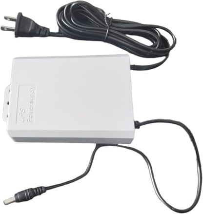 Mini UPS 12V 2A Reachargeable Batteries for Router Monitor 5400MAH | Backup Batteries Uninterruptible Power Supply for wifi Router Modem with 8.7 Feet US Cable AC DC Power Supplies two jacks