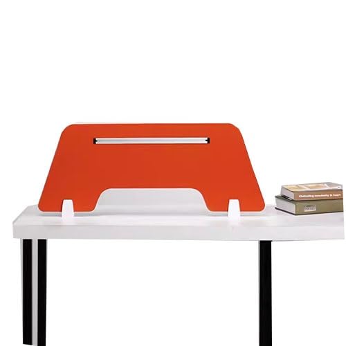 Freestanding Desk Privacy Divider, Sound Proof Dividers, Shields Panels Cubicle Wall for Students and Office Divider (Color : Rosso, Size 30 - color: Rosso, size: 30X120X0.5CM