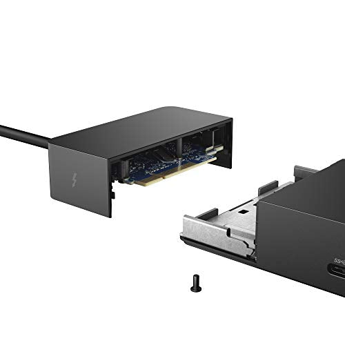 Dell WD19TB Thunderbolt Docking Station with 180W AC Power Adapter (130W Power Delivery), Black