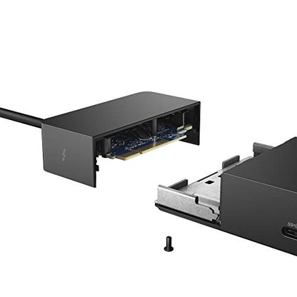 Dell WD19TB Thunderbolt Docking Station with 180W AC Power Adapter (130W Power Delivery), Black