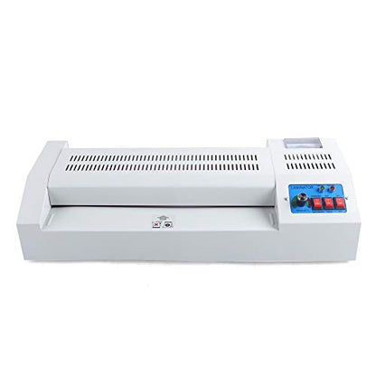 110V 600W Electric Thermal Laminator Machine for A4/A3 Paper Hot/Cold Roll Laminating Machine No Bubbles Machine,Commercial Laminator Machine for Office School Business Use