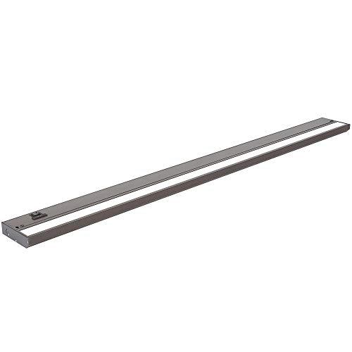 LED Under Cabinet Lighting Hardwired - 40 Inch Bronze | 3CCT, Dimmable, Low-Profile, Linkable Fixture, Plug-In Option & Hi/Low Brightness Control - color: Bronze, size: 40 Inch