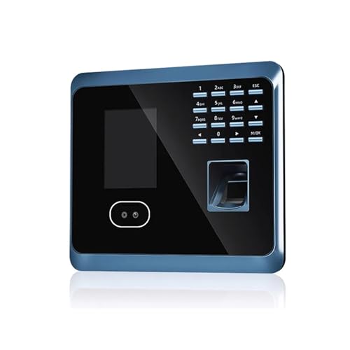 UF100 Face Recognition Time Attendance Machine, WiFi Fingerprint Reader, Face Clock for Small Businesses and Offices for Small Businesses,Black,IC