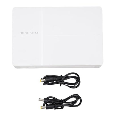 Mini UPS for Router & Modem, 6000mAh DC Backup Uninterruptible Power Supply with 3 Output Ports, 5-Hour Runtime for WiFi, Security Cameras, Tablets