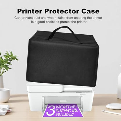 Waterproof Dust Cover for HP DeskJet 4255e/ DeskJet 4155e Printers | Anti-Static Waterproof Printer Covers,Universal Case Protector for Printers(Cover Only) - color: Black
