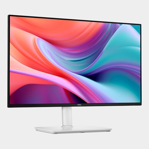 Dell 24 Plus Monitor - S2425HSM - 23.8-inch FHD (1920x1080) 144Hz 1ms Display, 2 x 3W Speakers, HDMI Connectivity, Height/Tilt/Pivot/Swivel Adjustability, AMD FreeSync - Ash White - size: S2425HSM