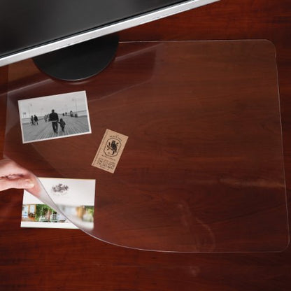 ES Robbins Everlife Desk Pad 19"x24" Clear - color: Clear, size: 19" x 24"