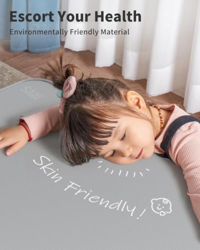 SAIJI Non-Slip Leather Lap Desk Laptop Bed Tray Table, Laptop Stand for Bed - color: Gray, size: Medium