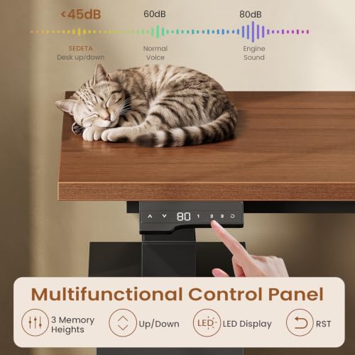 SEDETA 69" L Shaped Gaming Standing Desk with 4 Drawers, Storage Bookshelf - color: Black, size: 68.9" Standing Desk with Bookshelf