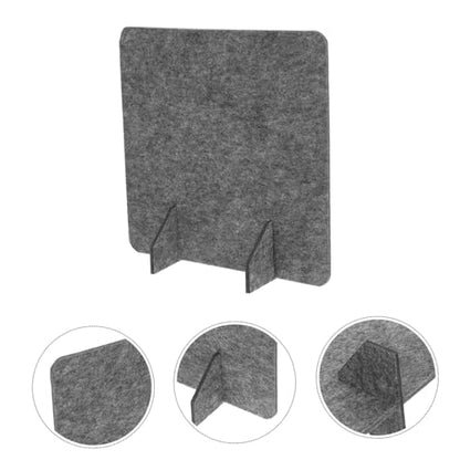 2pcs Freestanding Felt Desk Divider Privacy Panels for Office and Schools, 15.75x6 Inch Tabletop Partition Boards with Crack-Resistant Material and Modern Simple Aesthetic Design