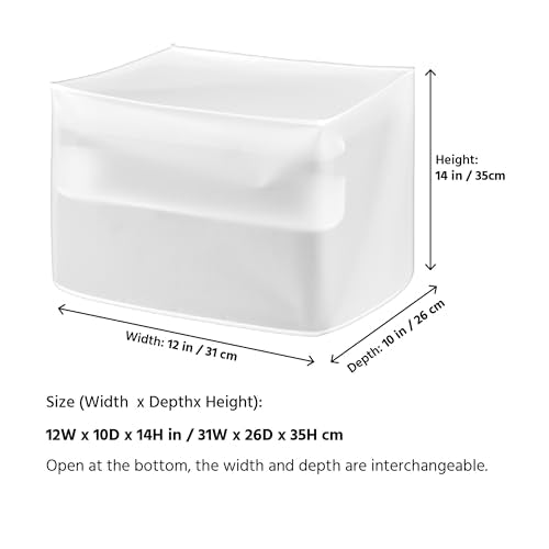 Printer Dust Cover See-Through Lightweight Waterproof Protective Case compatible with HP, EPSON,CANON, BROTHER, PIXMA -12W x10D x14H in - size: 12W x10D x14H in