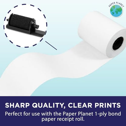 PaperPlanet Black Calculatior Ribbons for IR40 | 5 Pack