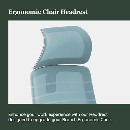 Branch Adjustable Ergonomic Headrest Attachment | Only Compatible with The Ergonomic Chair, Adjustable Height for Personalized Neck and Head Support, Light Blue - color: Light Blue