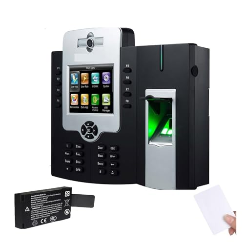 Mutil Language Time Clock for Small Businesses Biometric Fingerprint Time Attendance Clock Machine with Access Control Default for Small Businesses(ID Card adms) - size: ID card adms