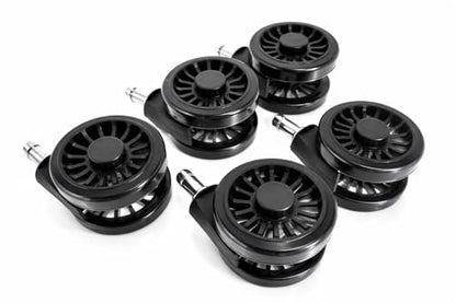 Office Chair Caster Wheels, Heavy Duty Replacement, Set of 5 Tech Team