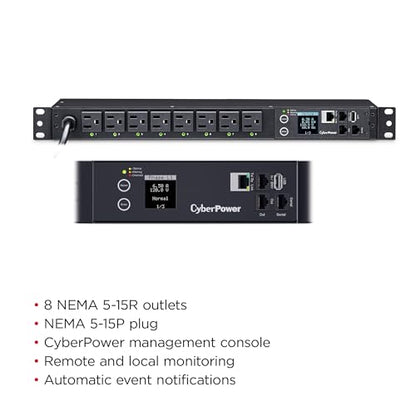CyberPower PDU41001 Switched PDU - size: 120V/15A