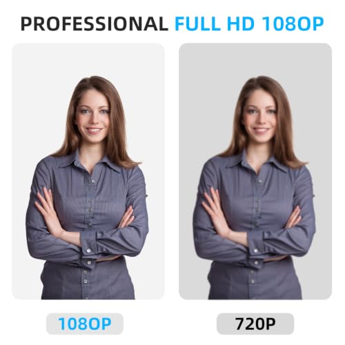 1080P HD Webcam with Microphone, USB Computer Camera for Laptop PC Desktop - style: 1080Pro webcam