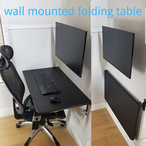 Folding Shelf Brackets 24 inch Heavy Duty,Max Load: 550 lb-Stainless Steel Collapsible Shelf Bracket,Wall Mounted Folding Table Bracket Save Space,Pack of 2 - size: 24 Inch