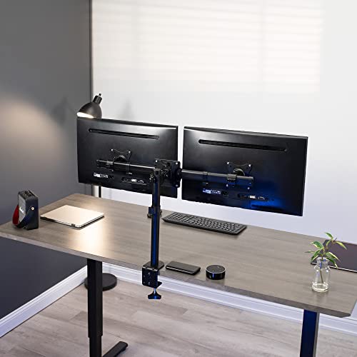 VIVO Black Dual VESA Bracket Adapter, Up to 27 in Screens, MOUNT-VW02A