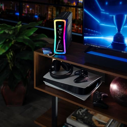 CyberPower GX150C2-E Gaming UPS Battery Backup and Surge Protector | 1500VA/1000W, RGB Lighting, 13 Outlets, USB‑C Charging, UL Certified