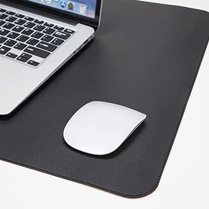 AFIING Large Desk Mat, 47" x 17", Black - color: Black, size: 47" x 17"