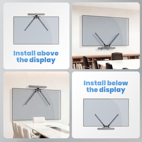 Mounting Bar for TV Mount,TV Mount for Logitech Video Conferencing System,Mounting Bracket Compatible with Logitech Rally Series(Bar, Bar Mini, Bar Huddle) & Rally Camera (Part Number: 952-000041),New