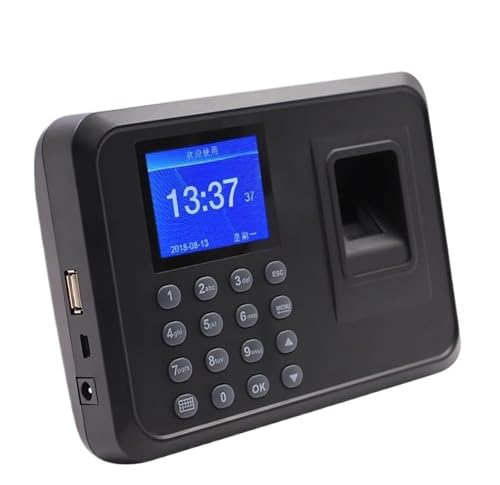 Fingerprint Attendance System Biometric Clock in Machine Employee Keypad Electric Time Clock Recorder USB Data Management Device
