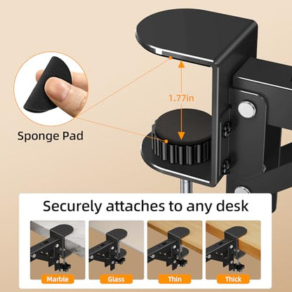 Ergonomic Wood Desk Extender Tray, Foldable Elbow Wrist Rest Shelf