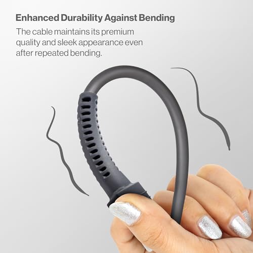 LORDTRONICS USB Cable for Motorola Symbol/Zebra Scanner LS2208 DS6878 LI4278 LS3578 7FT 2M USB Type A Barcode Scanner Cable CBA-U01-S07ZAR, Gray