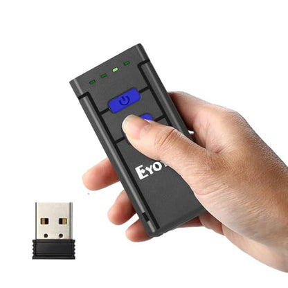 Eyoyo 3-in-1 Portable Mini 1D Inventory Bluetooth Barcode Scanner Wireless