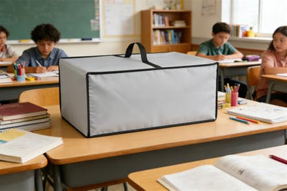 AF-WAN Printer Dust Cover for Canon PIXMA TS4320/TS6520 Wireless Color Inkjet Printer, 600D Nylon Waterproof Dustproof with Top Handle, Foldable & Easy to Use (Silver Grey) - color: Silver Grey