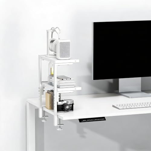 2-Tier Desk Shelf - color: White