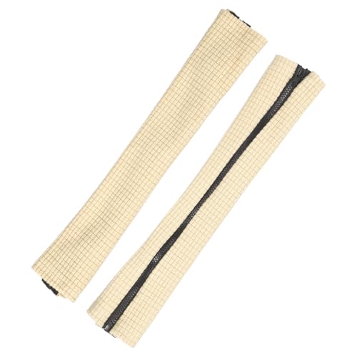 PATIKIL 18x4.3in Office Chair Armrest Covers, 1Pair, Beige - color: Beige, size: 18"