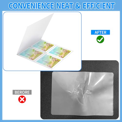 Laminator Carrier Sleeve Lamination Carrier Thermal Laminating Carriers Sheets Thermal Carrier Sheet for Laminator with All Brand Laminating Pouch (5, Letter Size) - size: Letter Size