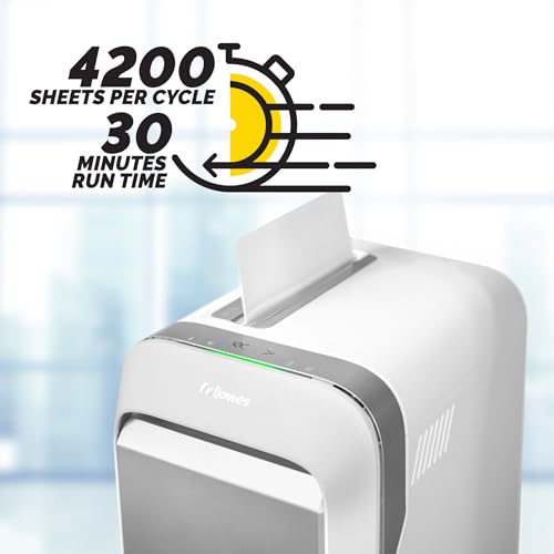 Fellowes Powershred LX220 Micro-Cut Paper Shredder, White - style: 20 Sheet - White