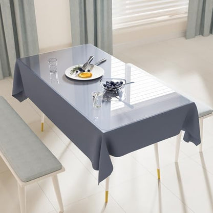 24" x 48" Crystal Clear Plastic Table Cover Protector - color: Clear, size: 24" x 48"