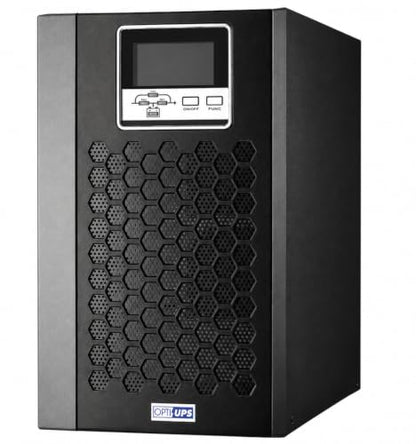 OPTI-UPS (European 230 Volts) Online Double Conversion Uninterruptible Power Supply, Pure Sine Wave, UPS Battery Backup, Surge Protection (Black, 3000va-Online) - size: Online-3000va