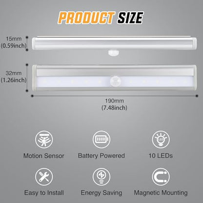 Nilight RV Step Lights 2PCS LED RV Exterior Lighting for Travel Camper - color: White RV Step Light-7.48" 2PCS