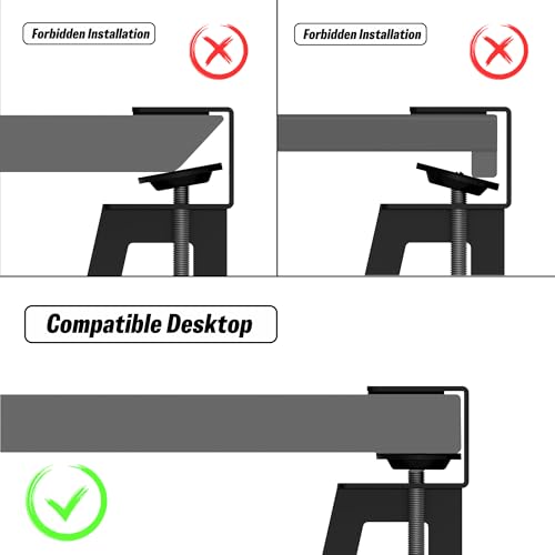 Under Desk Keyboard Tray, Slide-Out Keyboard Drawer with C-Clamp 25.6"x11.8" - color: Black Carbon Fiber