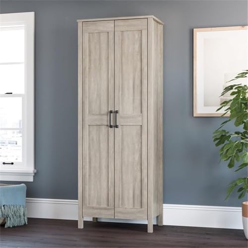 Sauder Miscellaneous Storage, Two-Door Storage Cabinet, in Spring Maple Finish - color: Spring Maple