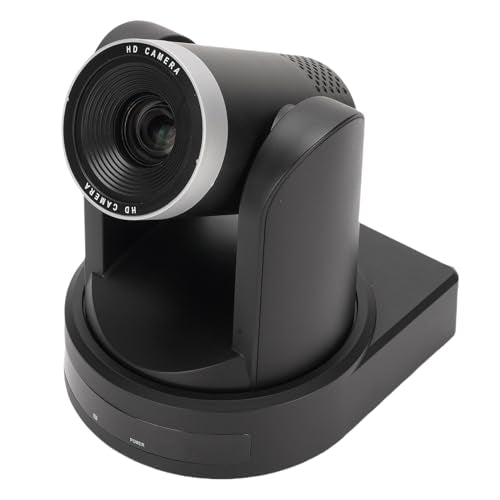 Conference Room Camera System, 1080P HD PTZ Camera with 12X Optical Zoom and AI Auto Tracking, for Video Conferencing and Live Streaming (US Plug)