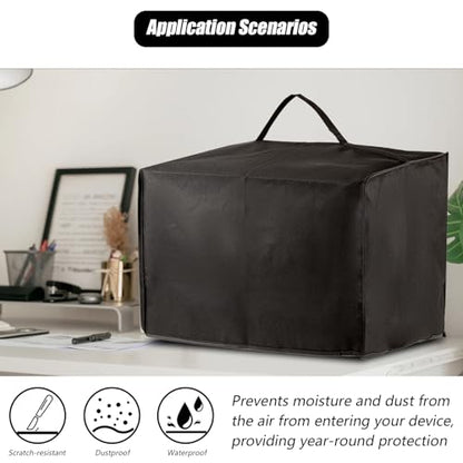 Printer Dust Cover,Protective Waterproof Anti-Static Dustproof Heavyweight Home Enclosure Accessories Black Fabric Covers,Compatible with Brother HLL3290CDW and Canon Color ImageCLASS MF656Cdw